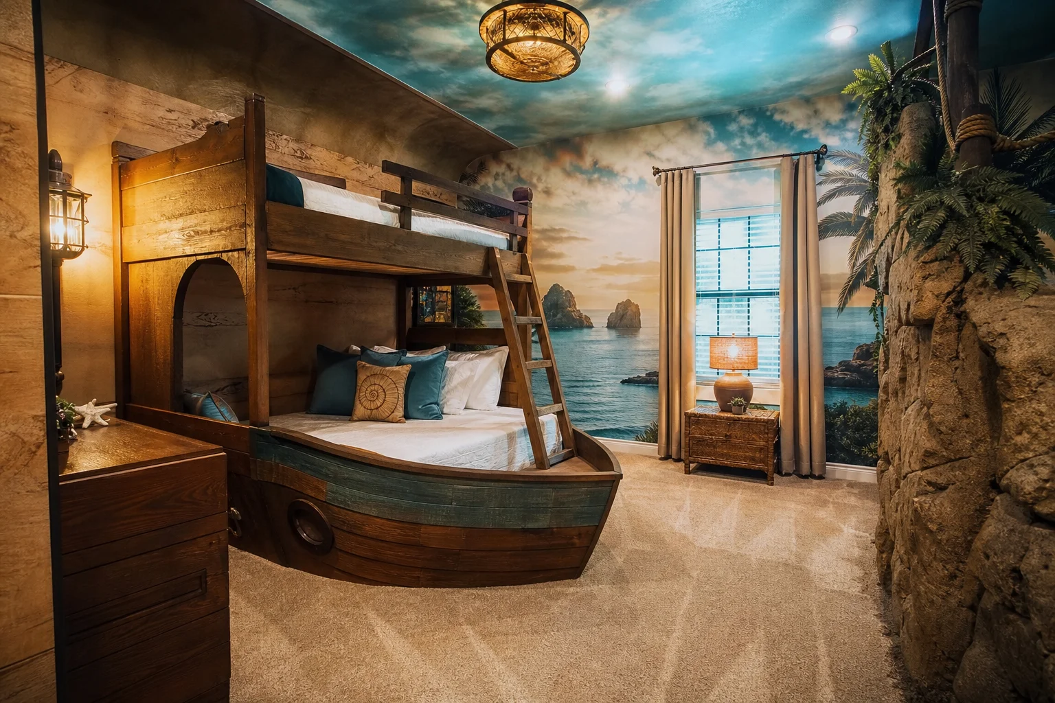Vacation rental theme room portfolio example in Florida.